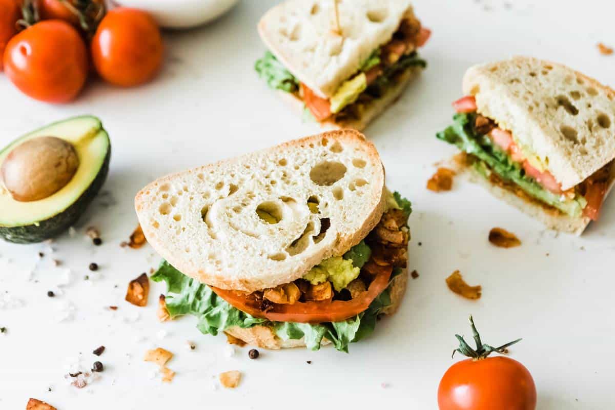 o'simlik asosidagi sendvich