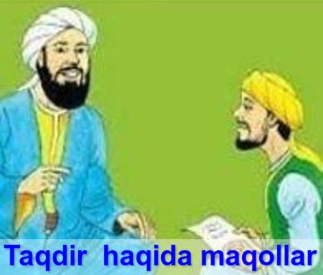 Taqdir haqida maqollar