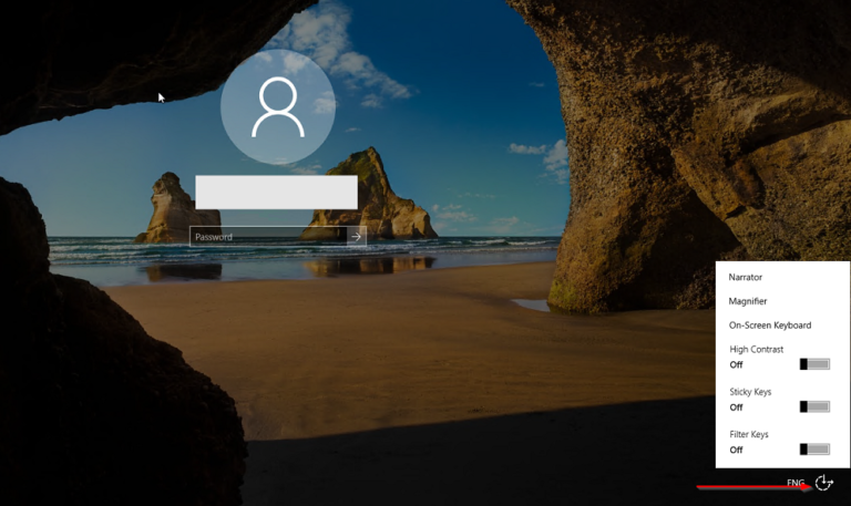 Этапы включения виртуальной клавиатуры